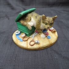 Doverdale Designs Sewing Kit Kitten Figurine