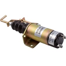 12V Fuel Shut Off Stop Solenoid Valve 366-07197 For Lister Peter Diesel Engine