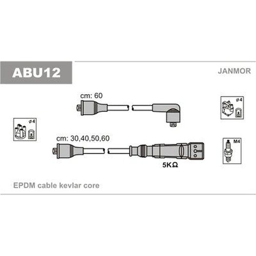 Janmor abu12 ignition cable - janmor,