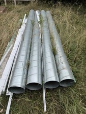 200mm Spiral Ducting - four x 3m lengths surplus to needs