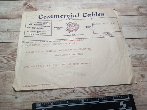 1958 commercial cables - commercial,
