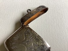 ANTIQUE SOLID SILVER VESTA MATCH CASE BIRMINGHAM 1902