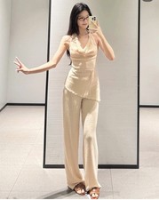 zara new asymmetric Textured