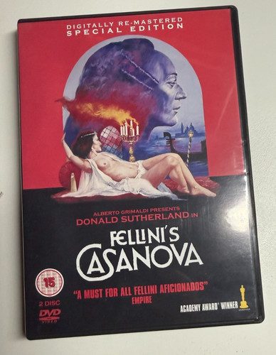 Fellini casanova disc - fellini's, 2-disc