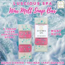 Luscious Spa Wax Melts Highly Scented Handmade Vegan Soy Wax Melts Snap Bar Gift