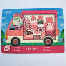 Chelsea S5 Animal Crossing NFC Amiibo Card New Leaf Horizons 3DS Nintendo Switch