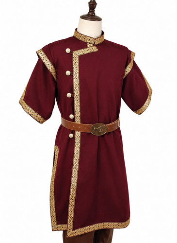 Medieval burgundy tunic roman - medieval,