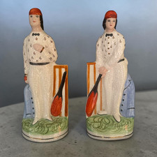 2 X Antique Staffordshire