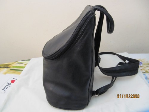 Jobis bag black - leather, back