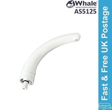 WHALE Elegance Tap Long Spout Shower White Caravan Motorhome Boat Camper AS5125