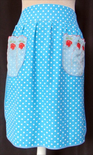 Vintage 1950s style apron - vintage,