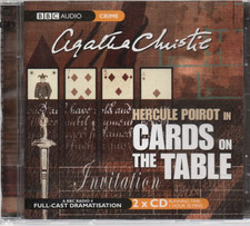 CARDS ON THE TABLE (Dramatised) by Agatha Christie ~ 2-CD Set ~ Free UK Shipping