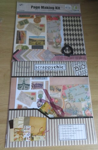 Scrapbook page making kits - page, x