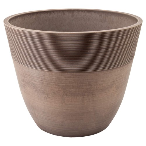 Large inch ribbed planter - large, 12-inch