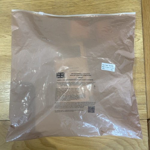 British army hour ration - british,