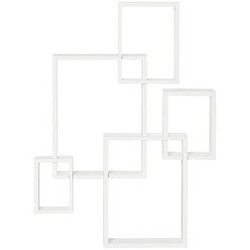 HOMCOM White Floating Shelves