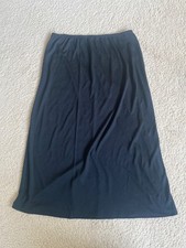 Vintage Marks and Spencer Half Slip Underskirt Polyester Black Size 12