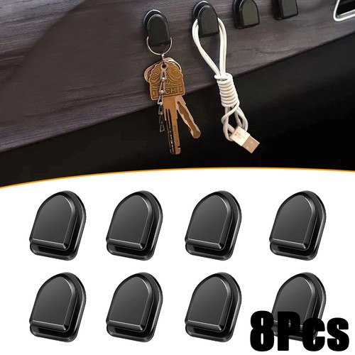 Black car interior hooks - black,
