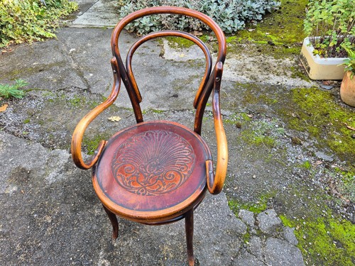 Vintage bentwood chair by - bentwood,