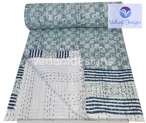 Cotton vintage bed runner - cotton,