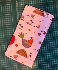 Tea Towel Fabric Handmade Kitchen Gift Chickens With Chicks