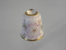 CHOOSE WHICH SUTHERLAND THIMBLE WITH SWAROVSKI CRYSTAL TOP ALL SIGNED M.E.
