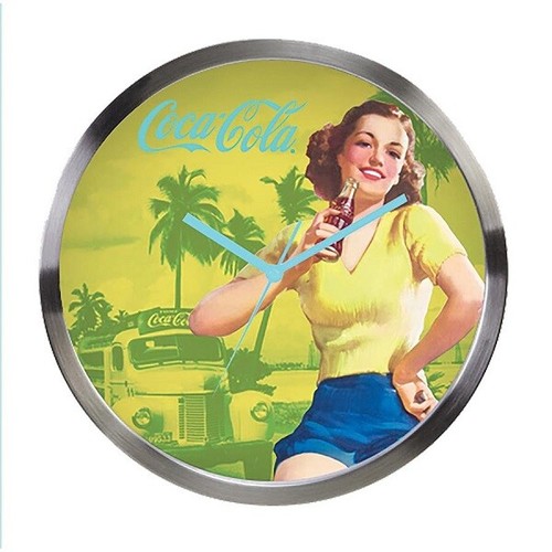 Coca cola wall clock pin - coca, up