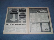 1967 Sunbeam Alpine 1725-cc