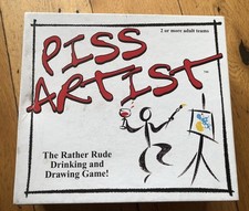 'Piss Artist' The Rather Rude Drinking And Drawing Board Game 18+