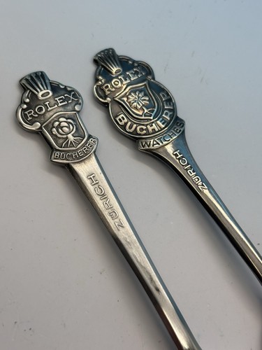 Rolex vintage spoons - 2x,