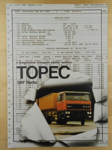 Daf topec brochure 1982 - topec,