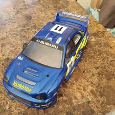 Nikko Rc Car Body Shell Subaru Impreza Wrc 1/10 No Cracks Some Marks