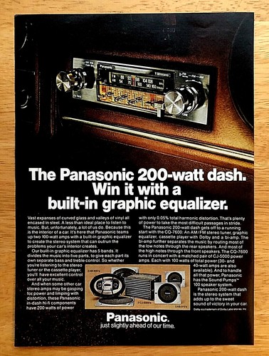 200 watt panasonic 7600 - 200-watt, car