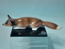 1932 SMALL Royal Doulton FOX STALKING Figurine 1"x 5" HN 147 Small Scratches
