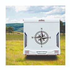 Sticker compass rose motorhome