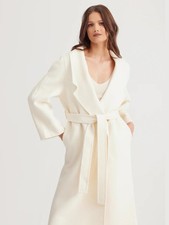 Stunning Long Coat Wool And