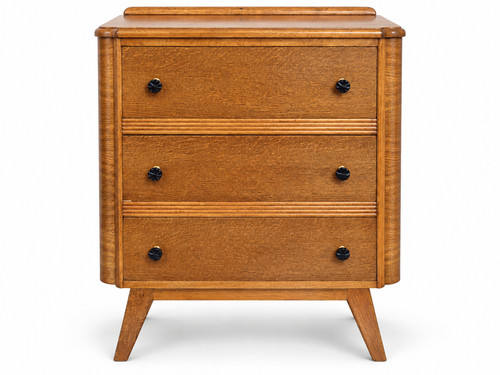Vintage 1930s art deco - deco, oak