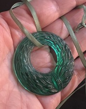 Vintage Lalique  Green Wreath