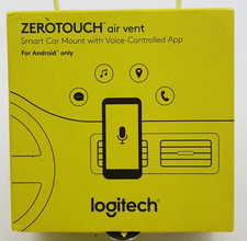 Logitech Zerotouch Magnetic Smart Phone Holder Air Vent Mount Voice Control