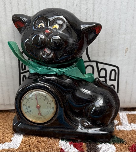 Vintage ceramic cat money - vintage,