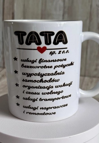 Kubek dzień ojca tata - dzień,