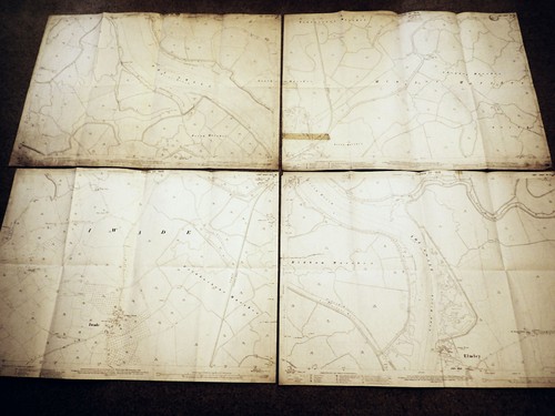 Kent old map plan history - old,