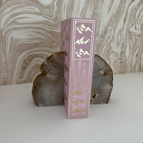 Crystal geode bookends - geode,