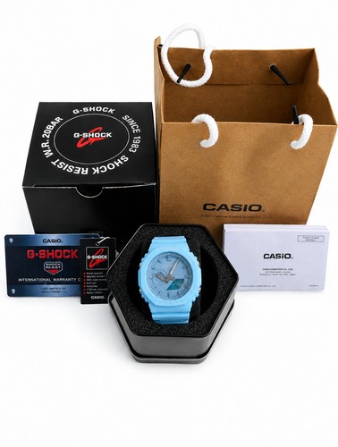 Casio shock 2100 - g-shock, blue