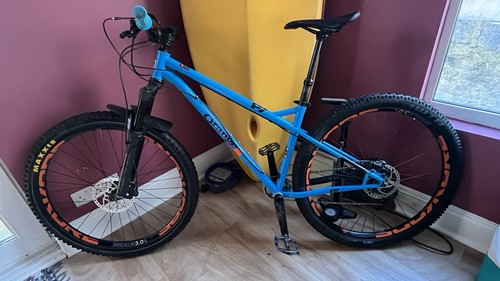 Orange mountain bike - orange,