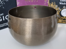 Metal pagan witch cauldron