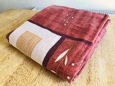 Terracotta duvet cover UK king size cotton blend bedding