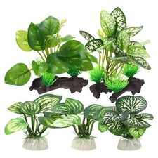 Aquarium Plastic Plants Set