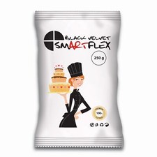 Smarflex black sugarpaste - black,