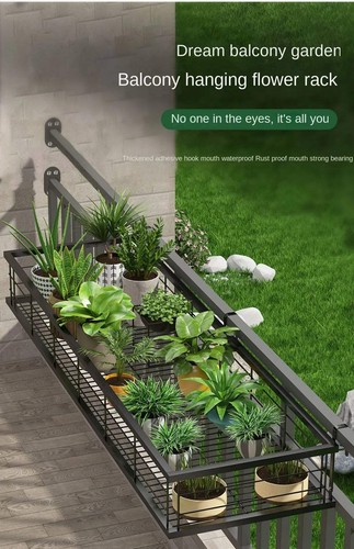 Balcony flower rack - balcony,